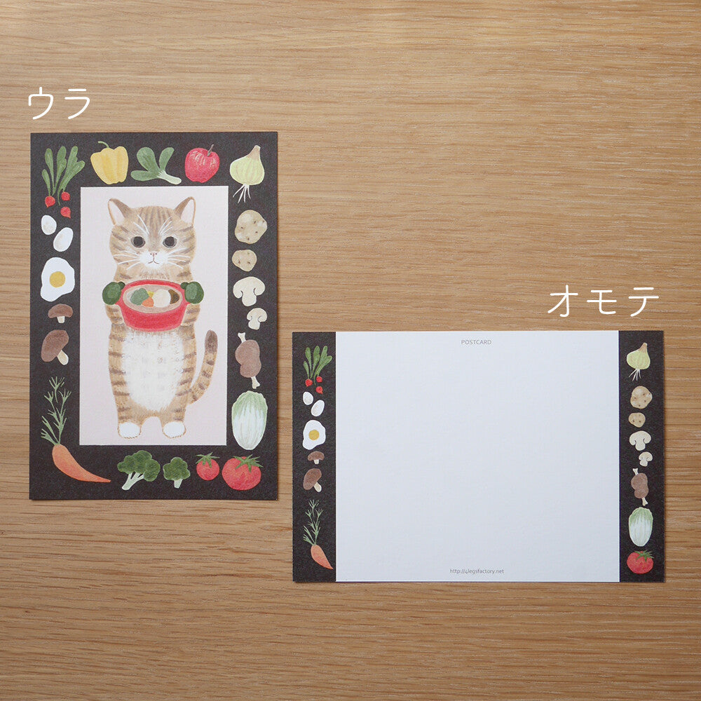 4 legs Postcard Cat #20