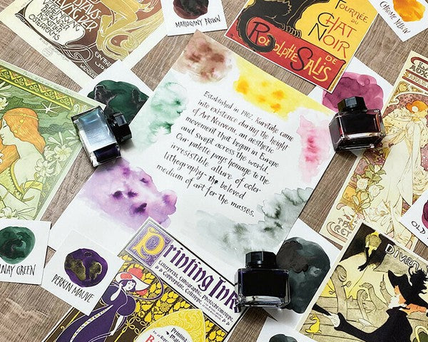 2 ml Sample Kuretake Art Nouveau Chrome Yellow fountain pen ink