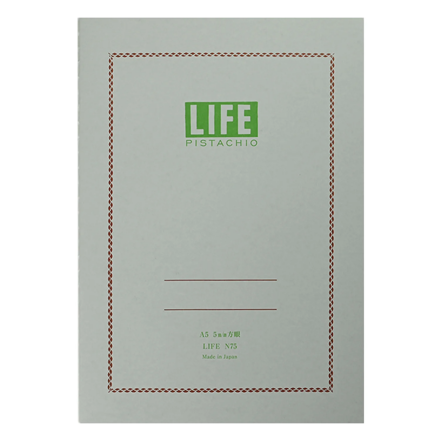 LIFE Pistachio Notebook A5 Grid