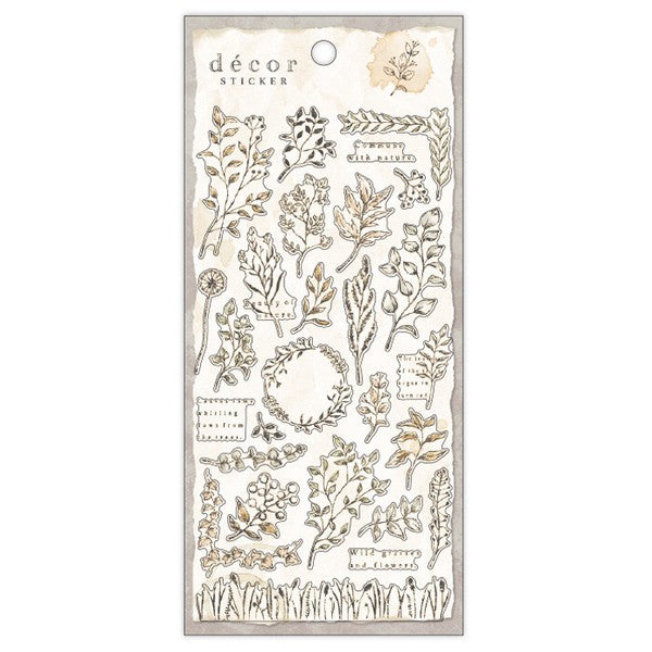 Mind Wave Sticker Sheet Decor Sepia