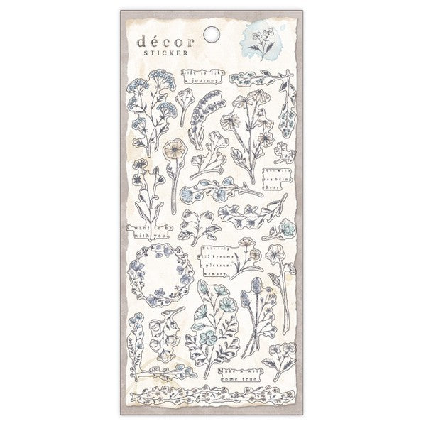 Mind Wave Sticker Sheet Decor Iron Blue
