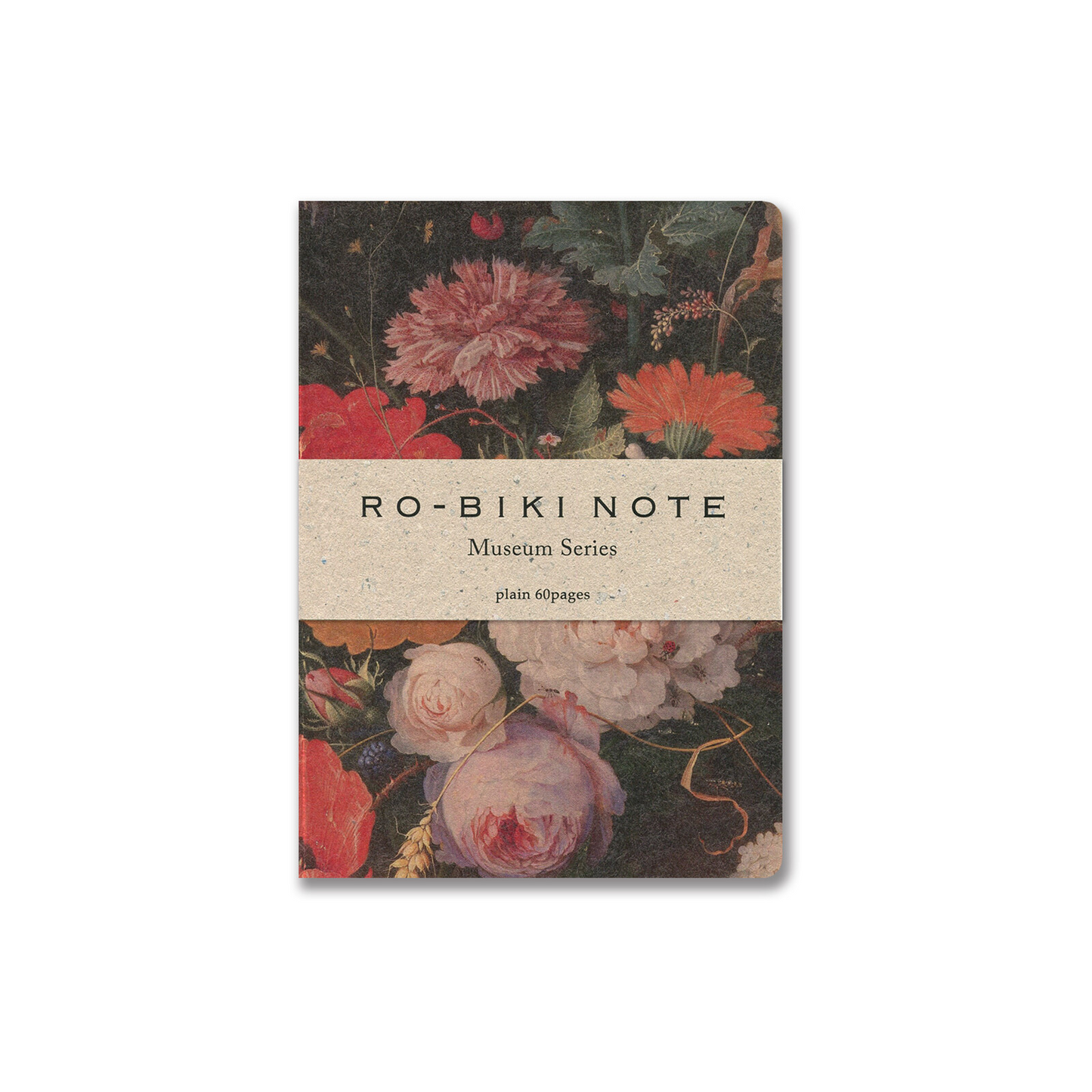 Ro-biki note notebook Passport Dotted Museum Series Flower