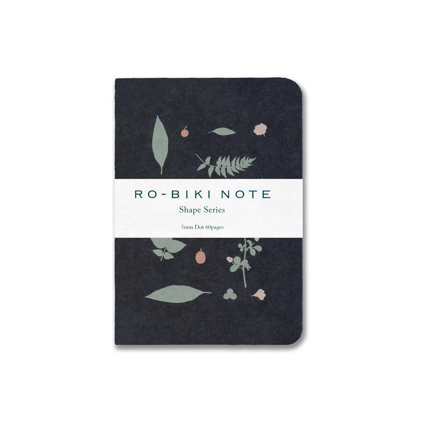 Ro-biki note notebook Passport Dotted Shape Series Wild Plants