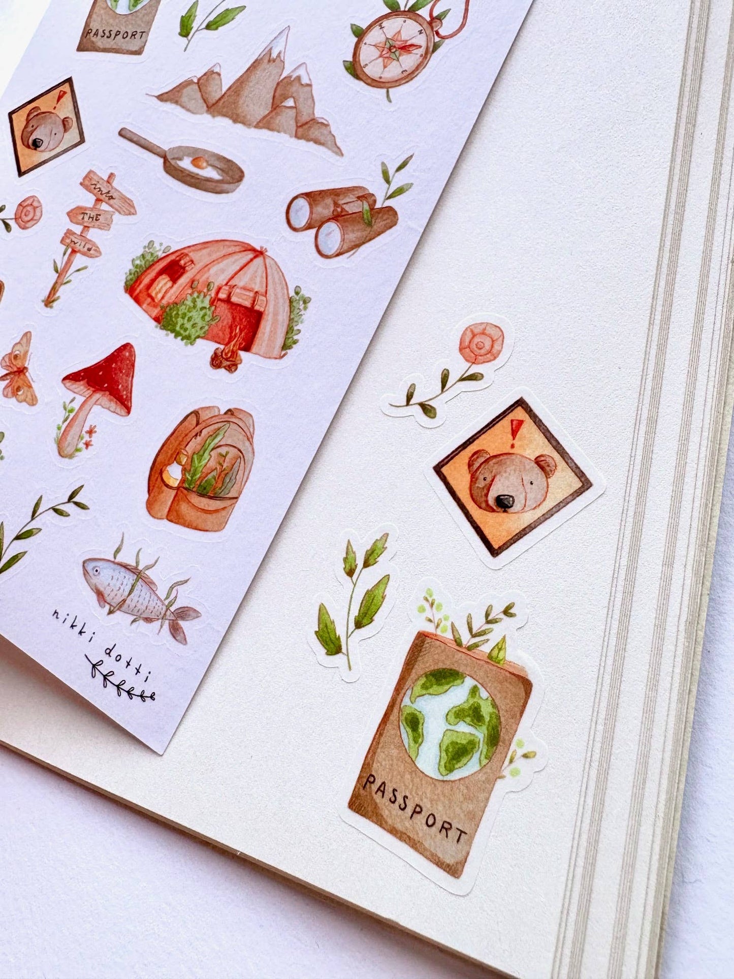 Nikki Dotti - Sticker Sheet - Explore