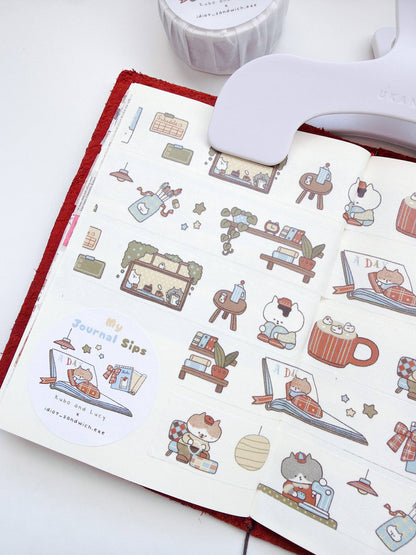 Kuboandlucy x Idiot Sandwich My Journal Sips V.1  Washi Tape