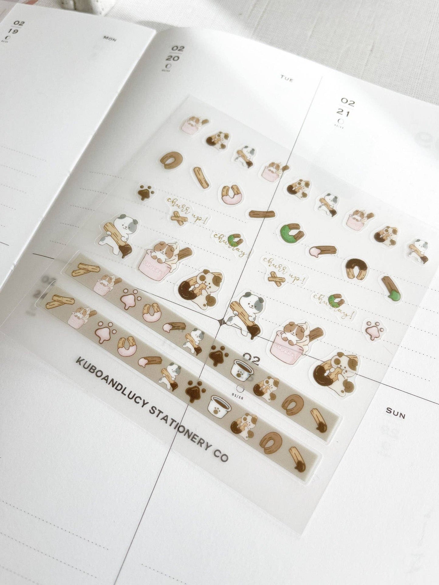 Kuboandlucy Stationery Co | Sticker Sheet Cookie Cat
