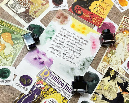 2 ml Sample Kuretake Art Nouveau Old Rose fountain pen ink
