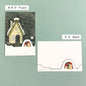 4 legs Postcard Kinoko-neko Winter