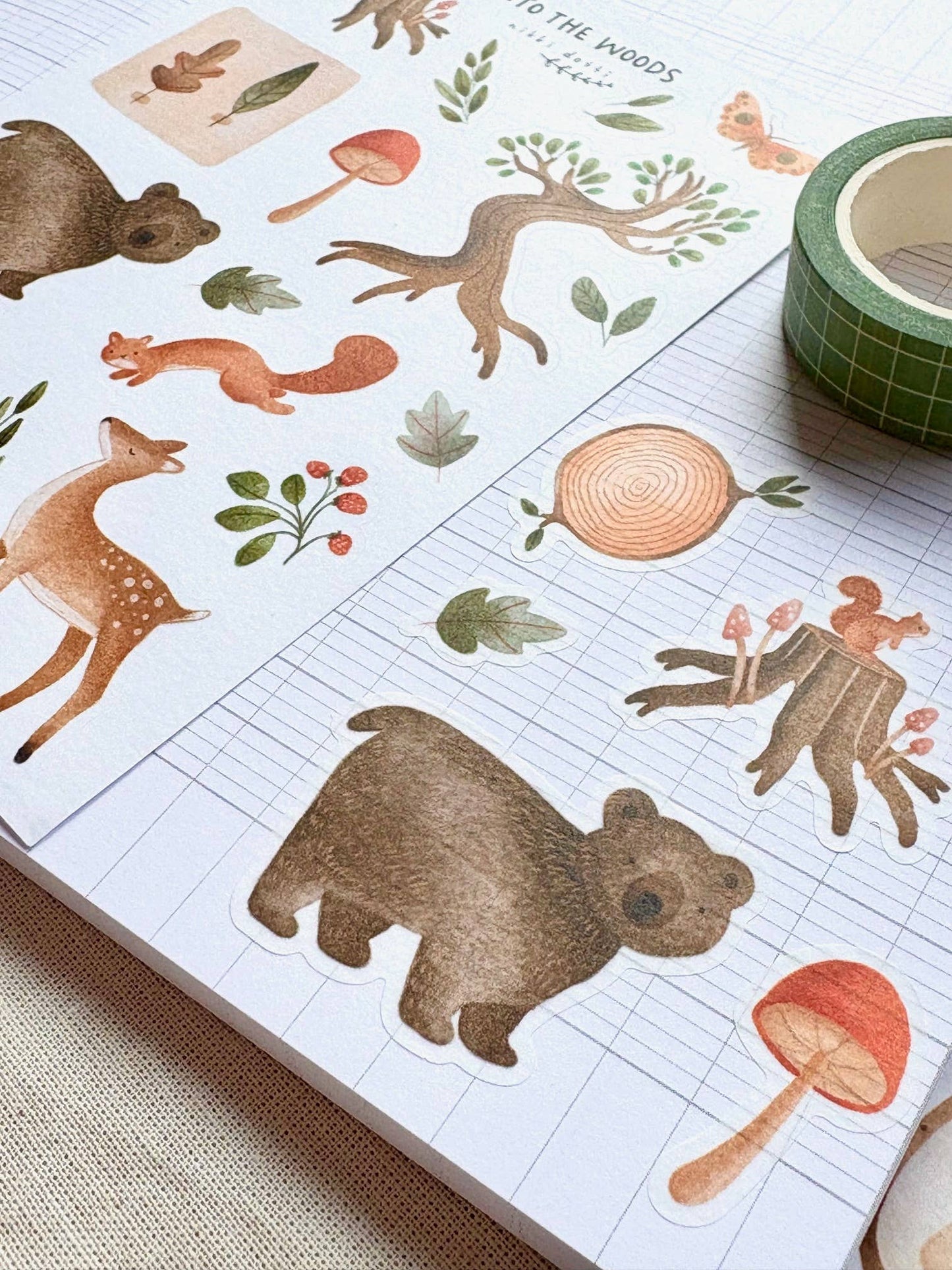 Nikki Dotti - Sticker Sheet - Into the woods