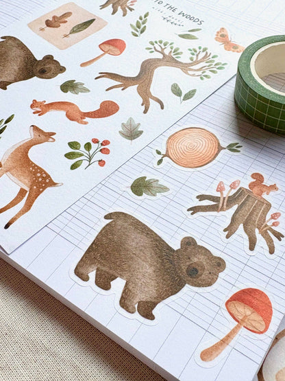 Nikki Dotti - Sticker Sheet - Into the woods