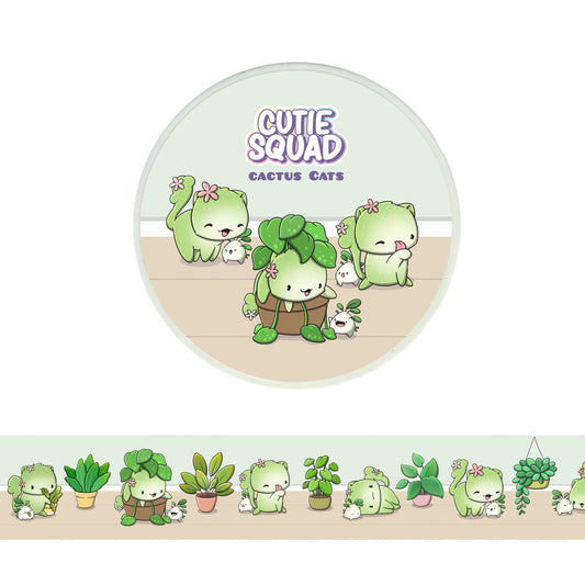 CutieSquad Washi Tape Cactus Cats