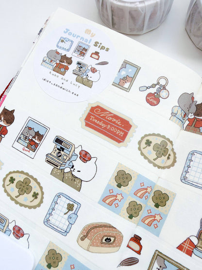 Kuboandlucy x Idiot Sandwich My Journal Sips V.2 (Polaroid) Washi Tape