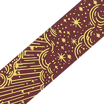 BGM Washi Tape Star Magic Red