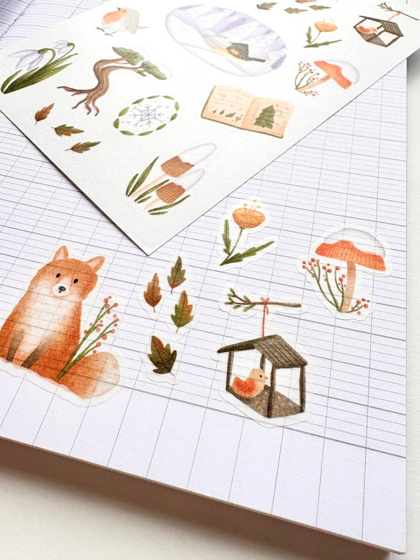 Nikki Dotti- Sticker Sheet- Colder days