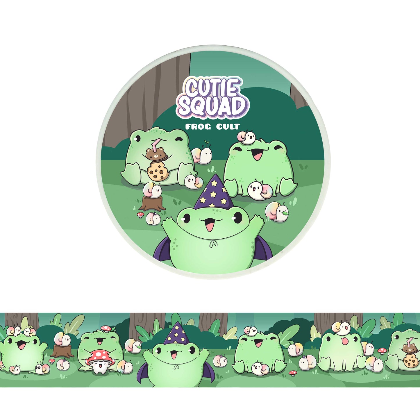 CutieSquad Washi Tape Frog Cult