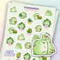 Cutiesquad Sticker Sheet Naughty Cactus Cats