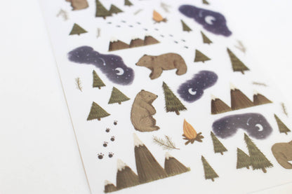 Nikki Dotti-Rub on stickers - Into the Mountains
