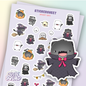 CutieSquad Sticker Sheet Spooky Cats