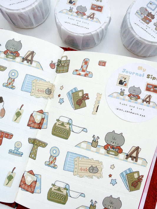 Kuboandlucy x Idiot Sandwich | My Journal Sips V.3 Washi Tape