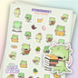 CutieSquad Sticker Sheet Books & Dragons