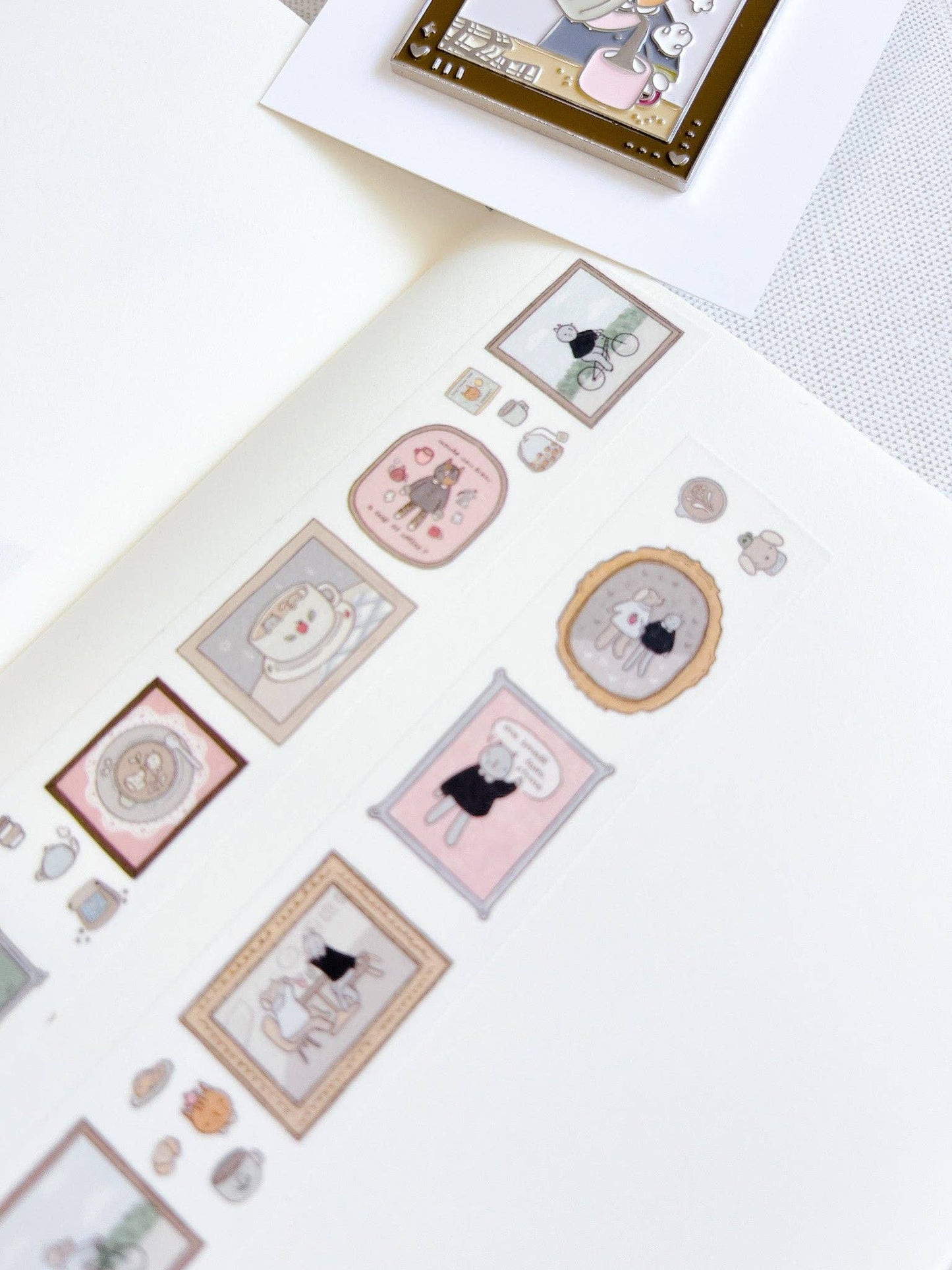 Kuboandlucy x Dana Ate Oatmeal. Saturday at the Cafe Washi tape