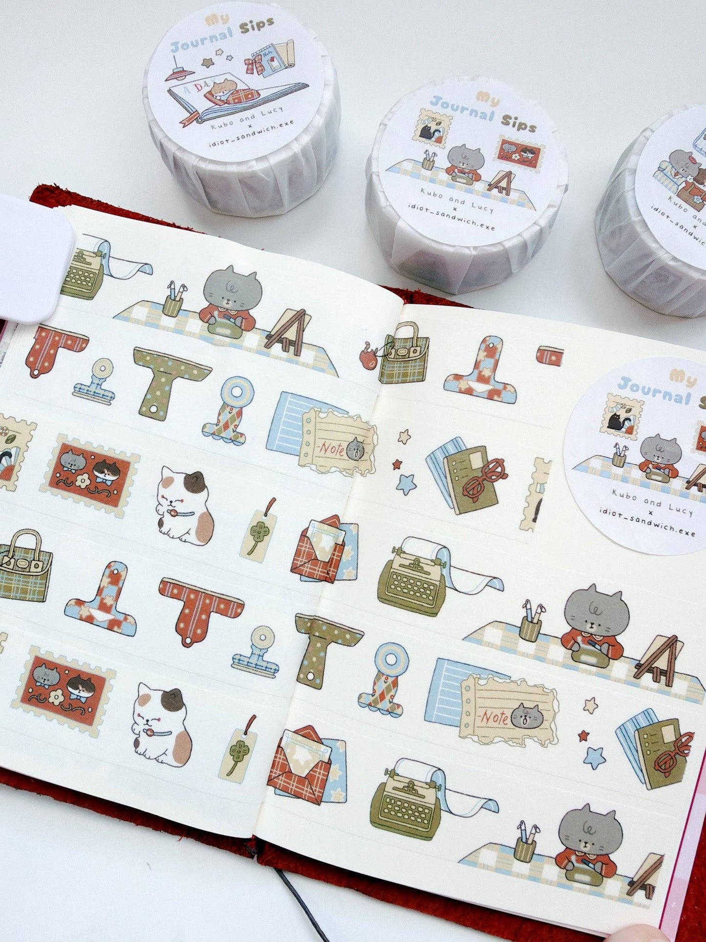 Kuboandlucy x Idiot Sandwich | My Journal Sips V.3 Washi Tape
