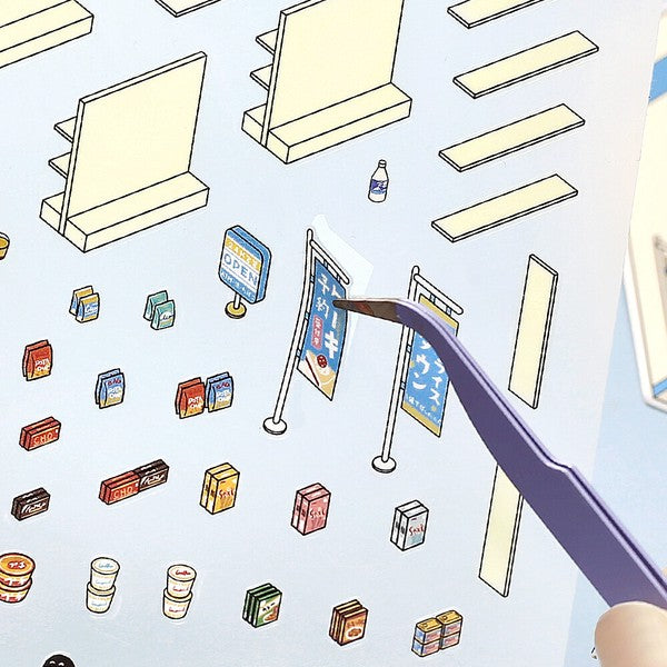 BGM 2.5D sticker set Convenient Store