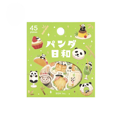 BGM Seal Flake Stickers Petit Story Panda Sweets