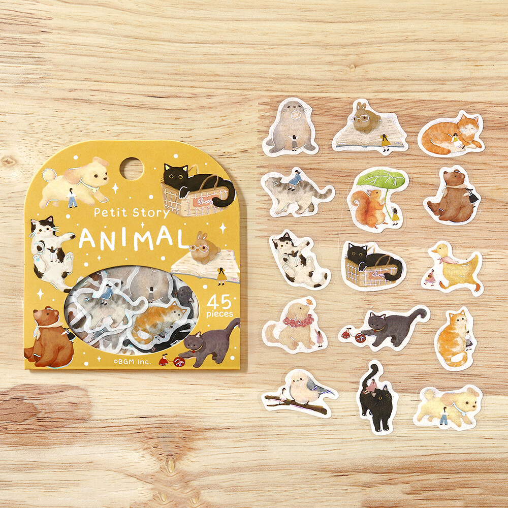 BGM Seal Flake Stickers Petit Story Animal