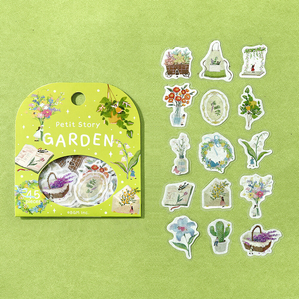 BGM Seal Flake Stickers Petit Story Garden