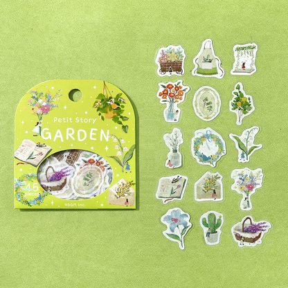 BGM Seal Flake Stickers Petit Story Garden