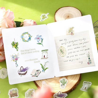BGM Seal Flake Stickers Petit Story Garden