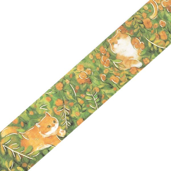 BGM Washi Tape Flower and Cats