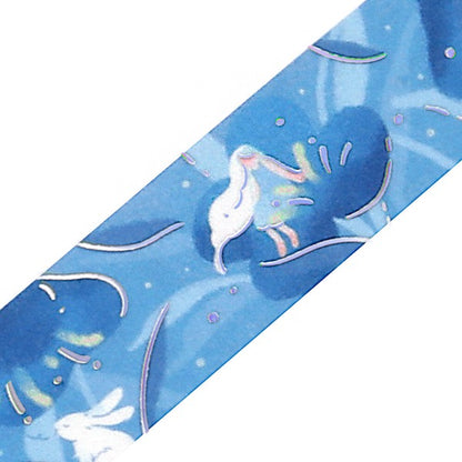 BGM Washi Tape Tale of Flowers Dark Blue