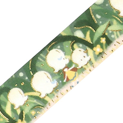 BGM Washi Tape Tale of Flowers Green