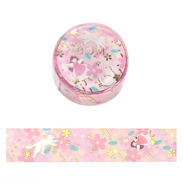 BGM Washi Tape Tale of Flowers Pink