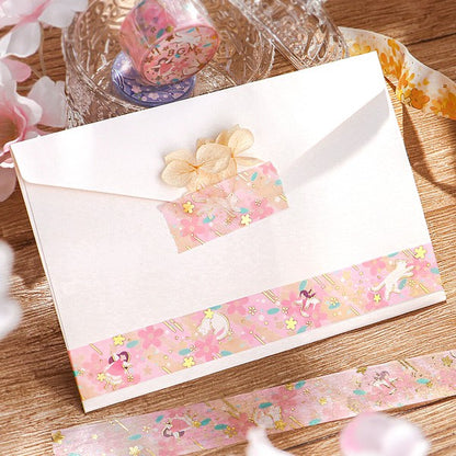 BGM Washi Tape Tale of Flowers Pink