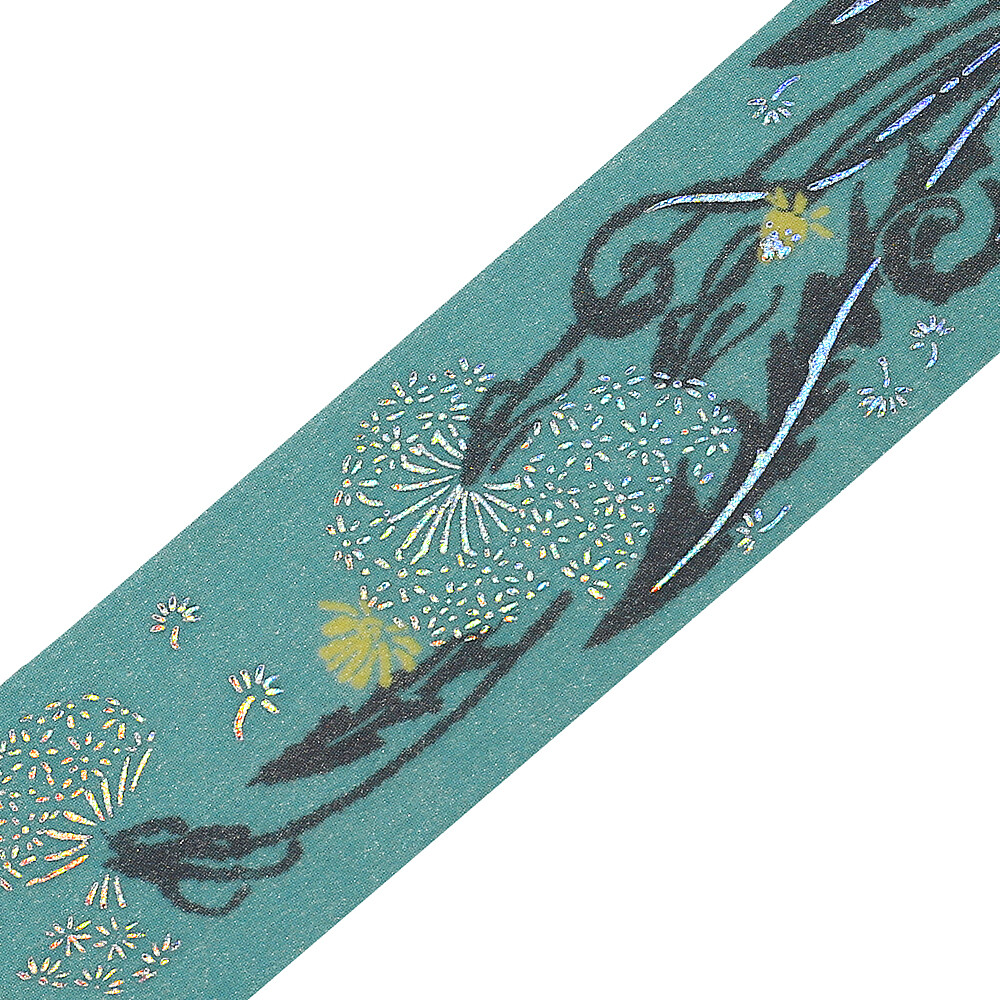BGM Washi Tape Flowers and Leaves Dandelion