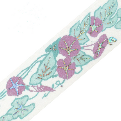 BGM Washi Tape Flowers and Leaves Petunia