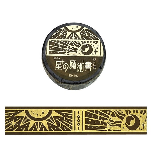 BGM Washi Tape Star Magic brown