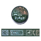 BGM Washi Tape Star Magic Green