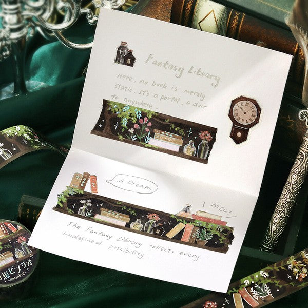 BGM Washi Tape Library Botanical