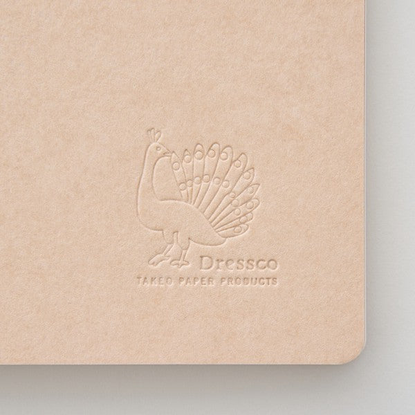 Dressco Three diamonds notebook Beige