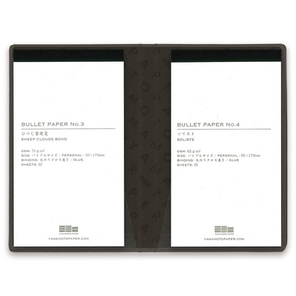Bullet Jotter by Yamamoto Paper Gray
