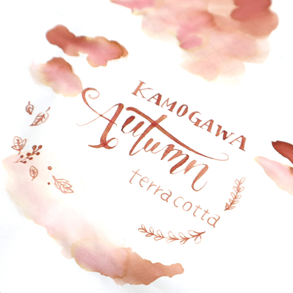 Forme. Penya Fountain pen ink Kamogawa Autumn Terracotta