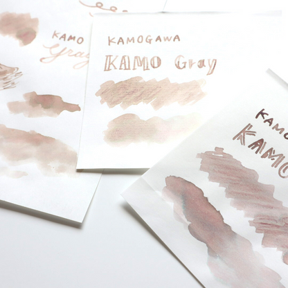 Forme. Penya Fountain pen ink Kamogawa Kamo Gray