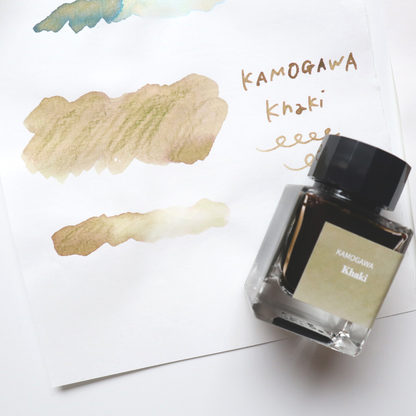 Forme. Penya Fountain pen ink Kamogawa Khaki