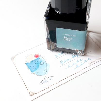 Forme. Penya Fountain pen ink Kamogawa Rainy Days