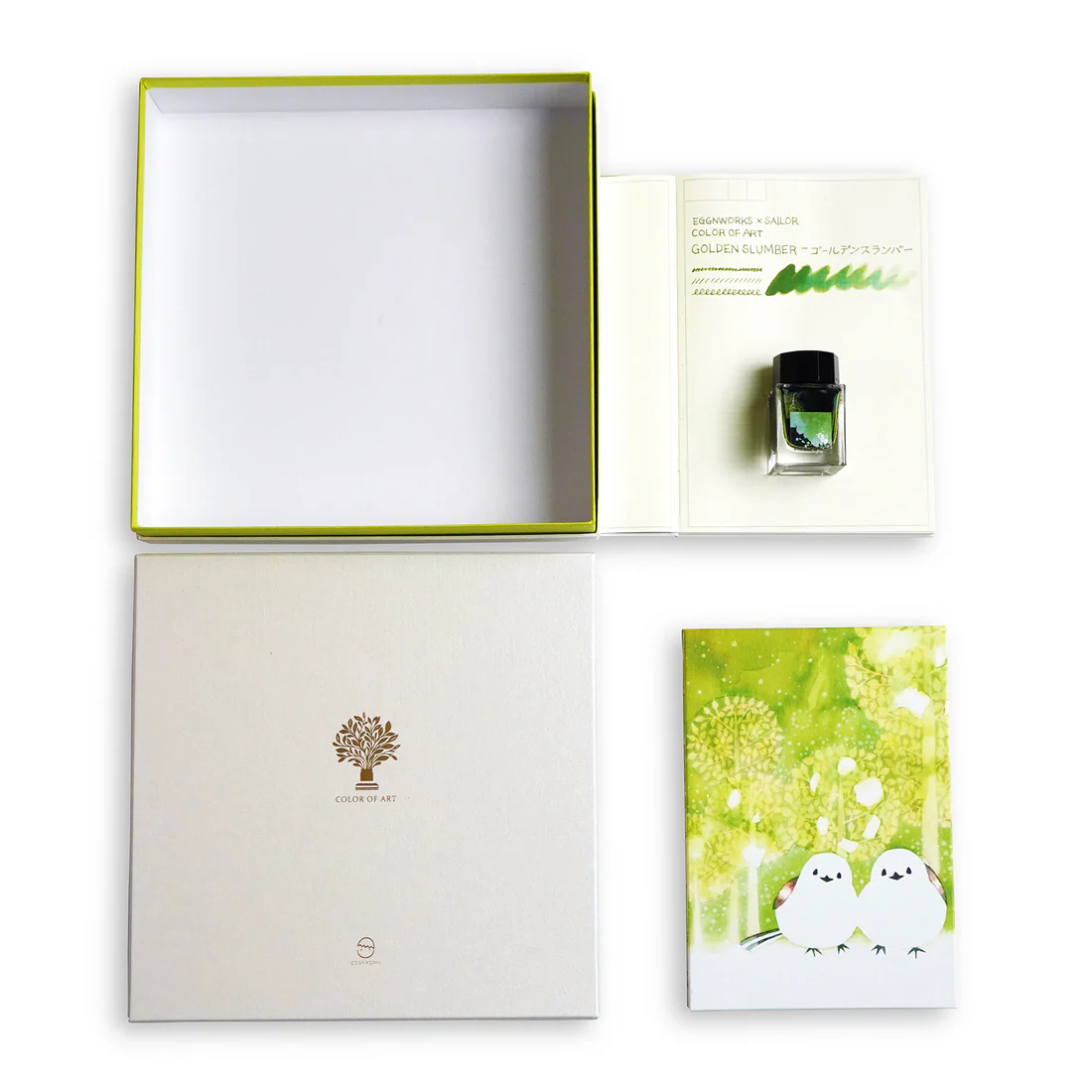 Sailor & Eggnworks Notebook And Ink set Golden Slumber