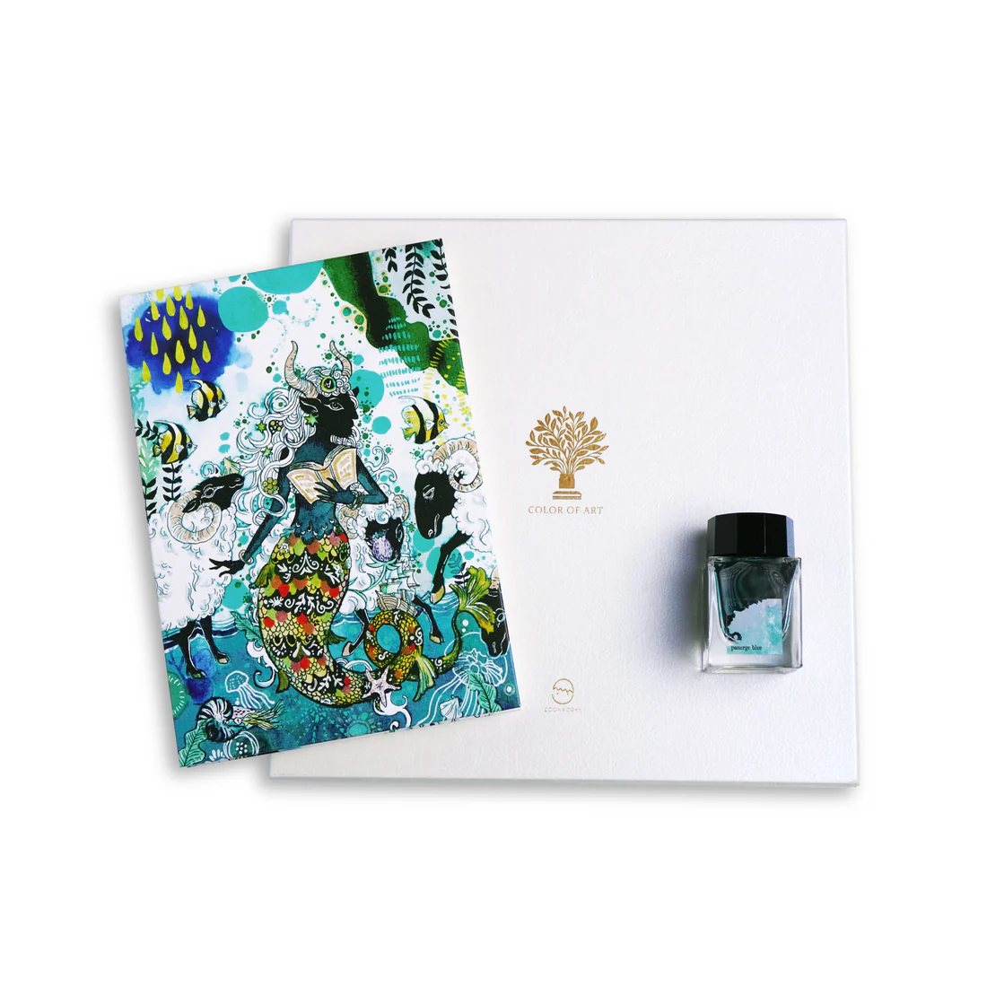 Sailor & Eggnworks Notebook And Ink set I am not a sheep of Panurge